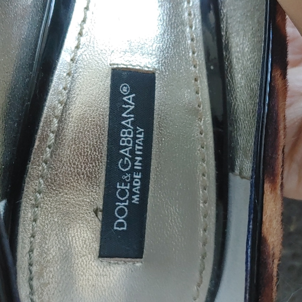 Dolce & Gabbana Calf Hair Heels - Picture 5 of 6
